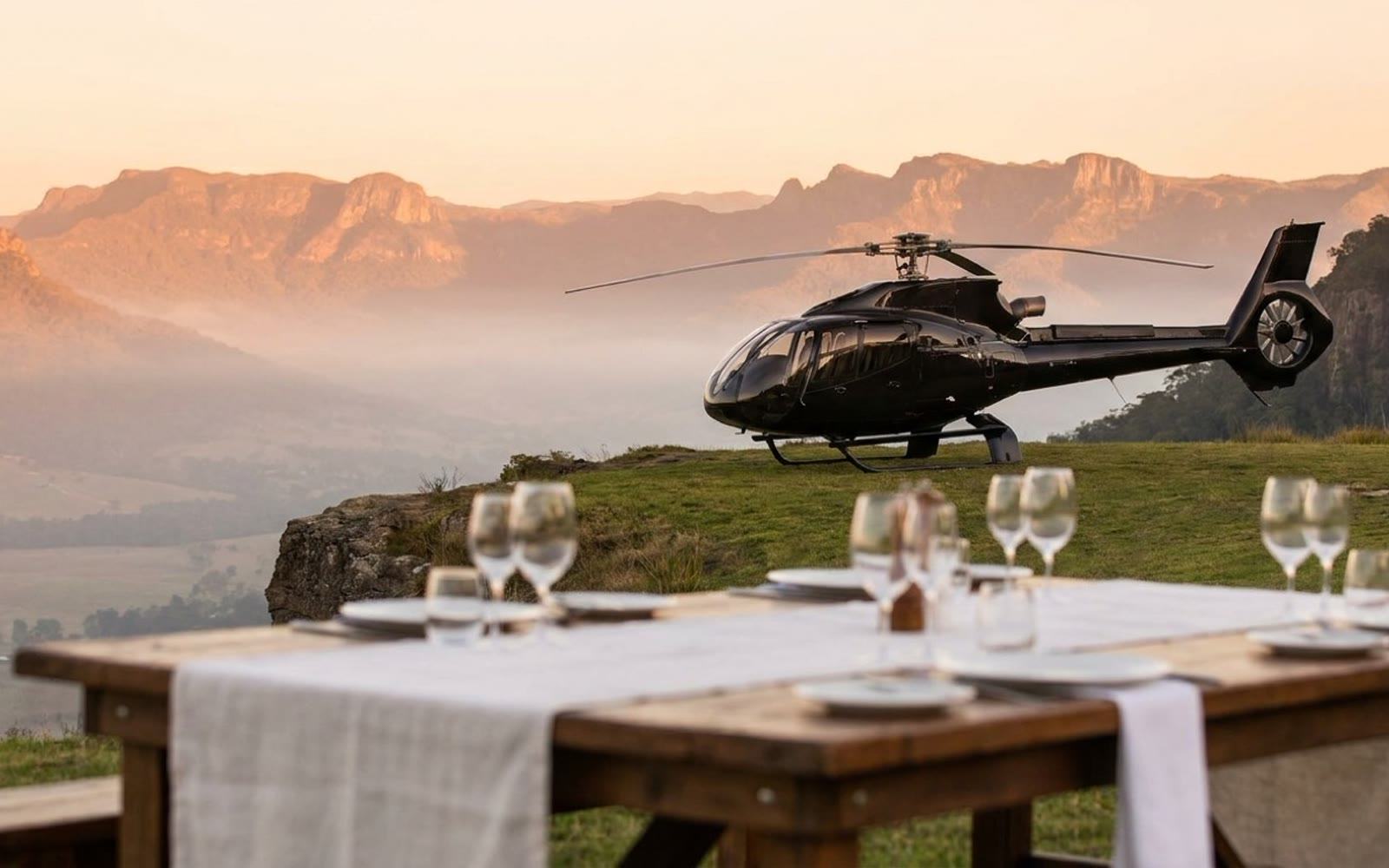 The table on the escarpment, and the aircraft that got you there